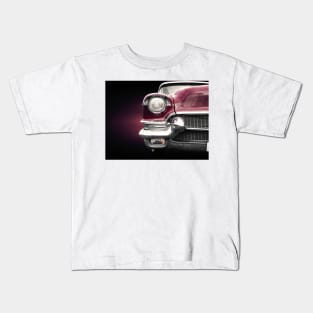 US American classic car 1956 Series 62 Deville front Kids T-Shirt